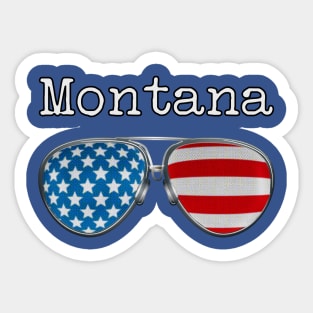 USA PILOT GLASSES MONTANA Sticker